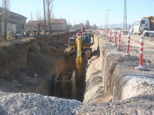 Yunak Koçyazı ve Kulu karacadağ mahalleri kanalizasyon hizmetine kavuşuyor