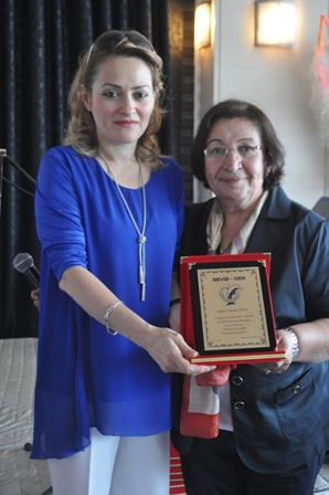 Yardımseverler onurlandırıldı