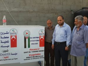 Dost Eli’nden Gazze’ye su arıtma tesisi