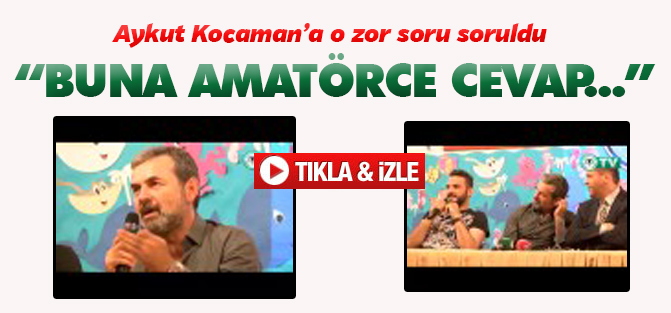 Kocaman öğrencilerle bulundu