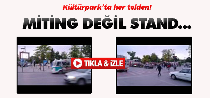 Kültürpark'ta her telden...