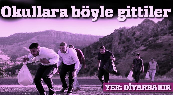 Görevliler ve oy pusulaları helikopterle taşındı