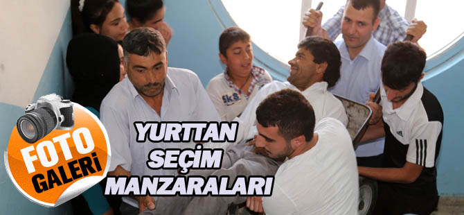 Yurttan seçim manzaraları
