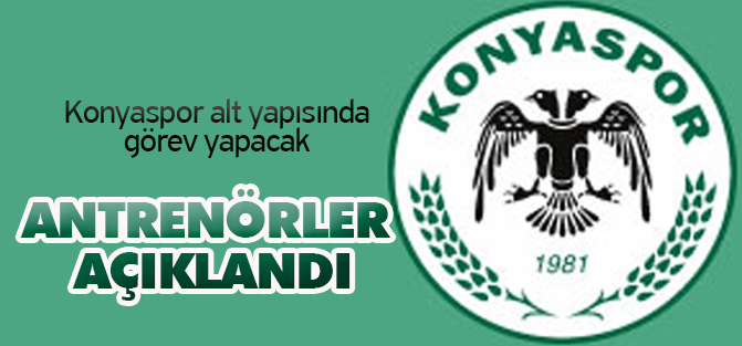 Konyaspor'da antrenörler açıklandı