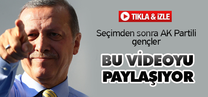 Seçimden sonra AK Partili gençler bunu paylaşıyor