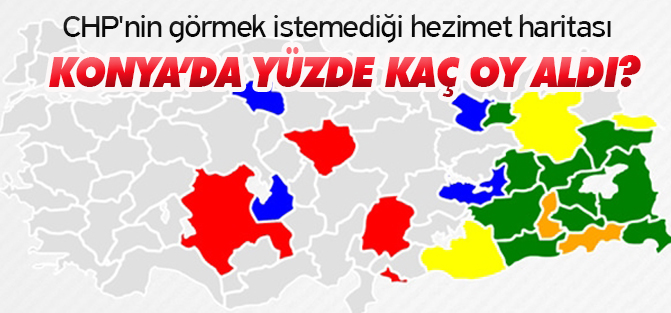 CHP'nin görmek istemediği hezimet haritası