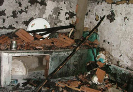 Kulu’da tek katlı ev yandı