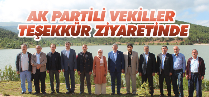 AK Partili vekiller teşekkür ziyaretinde