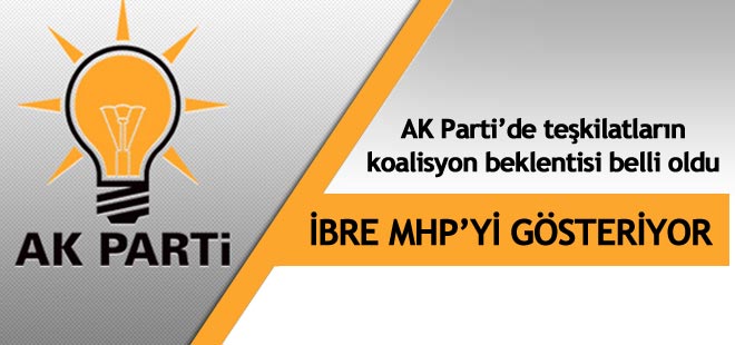 AK Parti'de ibre MHP'yi gösteriyor