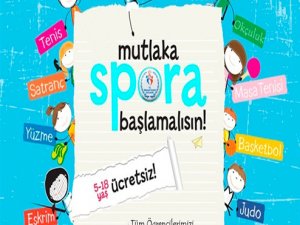 Yaz Spor Okulları  kayıtları devam ediyor