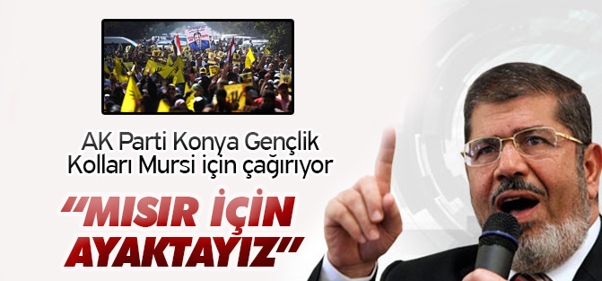 Konya Mursi için tek yürek