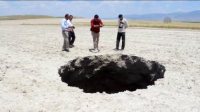 Konya'da yeni obruk oluştu