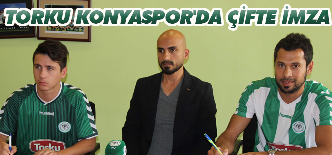 Torku Konyaspor'da çifte imza