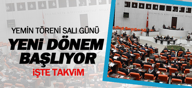 TBMM'de yeni dönem başlıyor