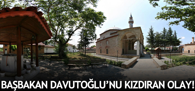 Başbakan Davutoğlu'nu kızdıran olay!