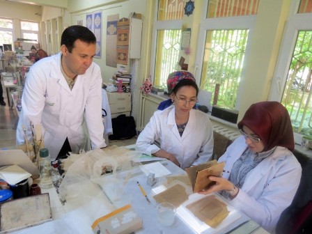Cilt ve restorasyon eğitimi verildi