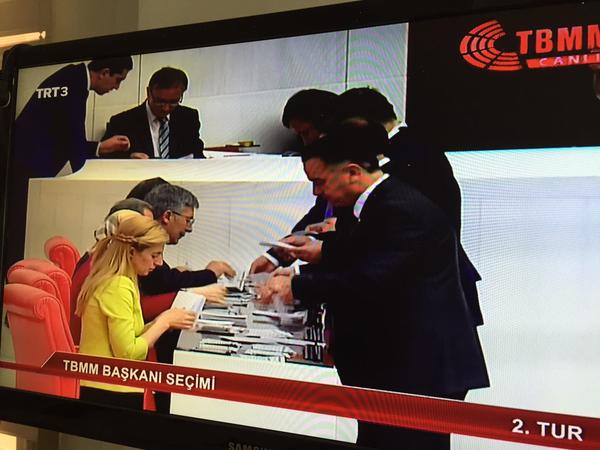 TBMM Başkanlık seçiminde Mehmet Babaoğlu...