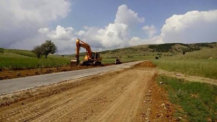 Beyşehir’in grup yollarında genişletme çalışmaları