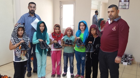 Doğanlar’da ayakkabı sevinci