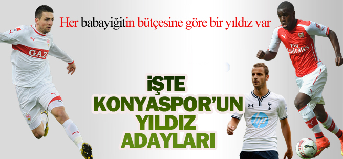 İşte Konyaspor'un yıldız adayları