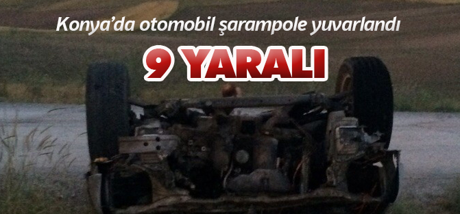 Konya'da trafik kazası: 9 yaralı