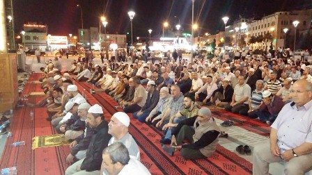 Mazlumlar için dua edildi