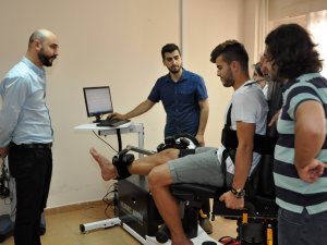 Konyasporlu futbolcular kuvvet testinden geçti