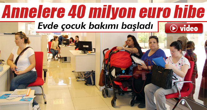 'Evde Çocuk Bakımı' projesinde annelerin yüzü güldü