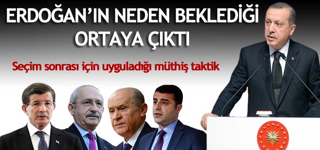 Erdoğan'dan seçim sonrası süper taktik