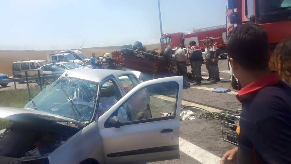 Konya'da feci kaza: 2ÖLÜ