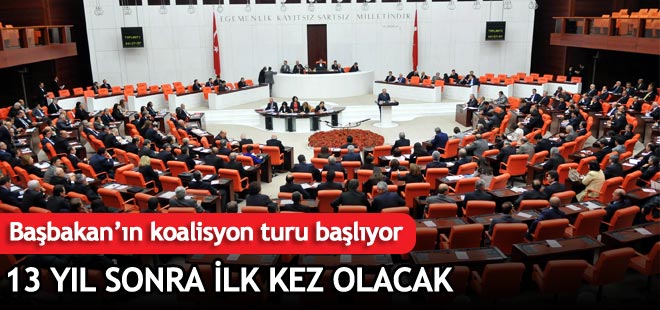 13 yıl sonra ilk kez koalisyon görüşmeleri yapılacak