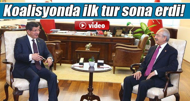 Davutoğlu Kılıçdaroğlu görüşmesi sona erdi
