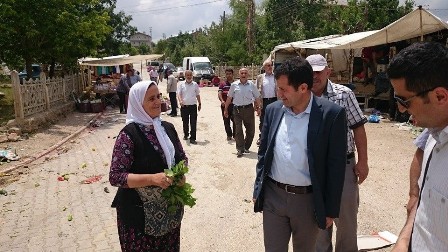 Altunyaldız Bozkır'ın mahallelerini ziyaret etti