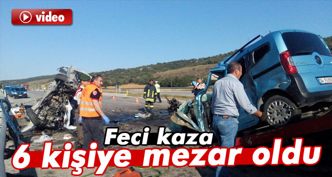 Çorum’da feci kaza: 6 Ölü