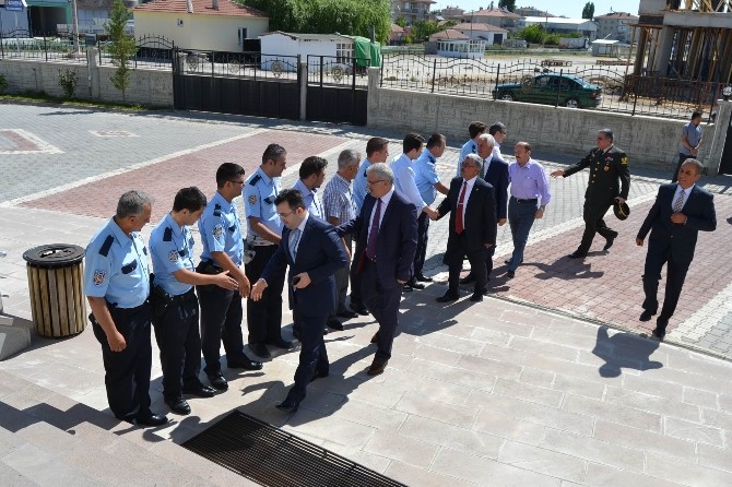 İlçelerde bayramlaşma törenleri...