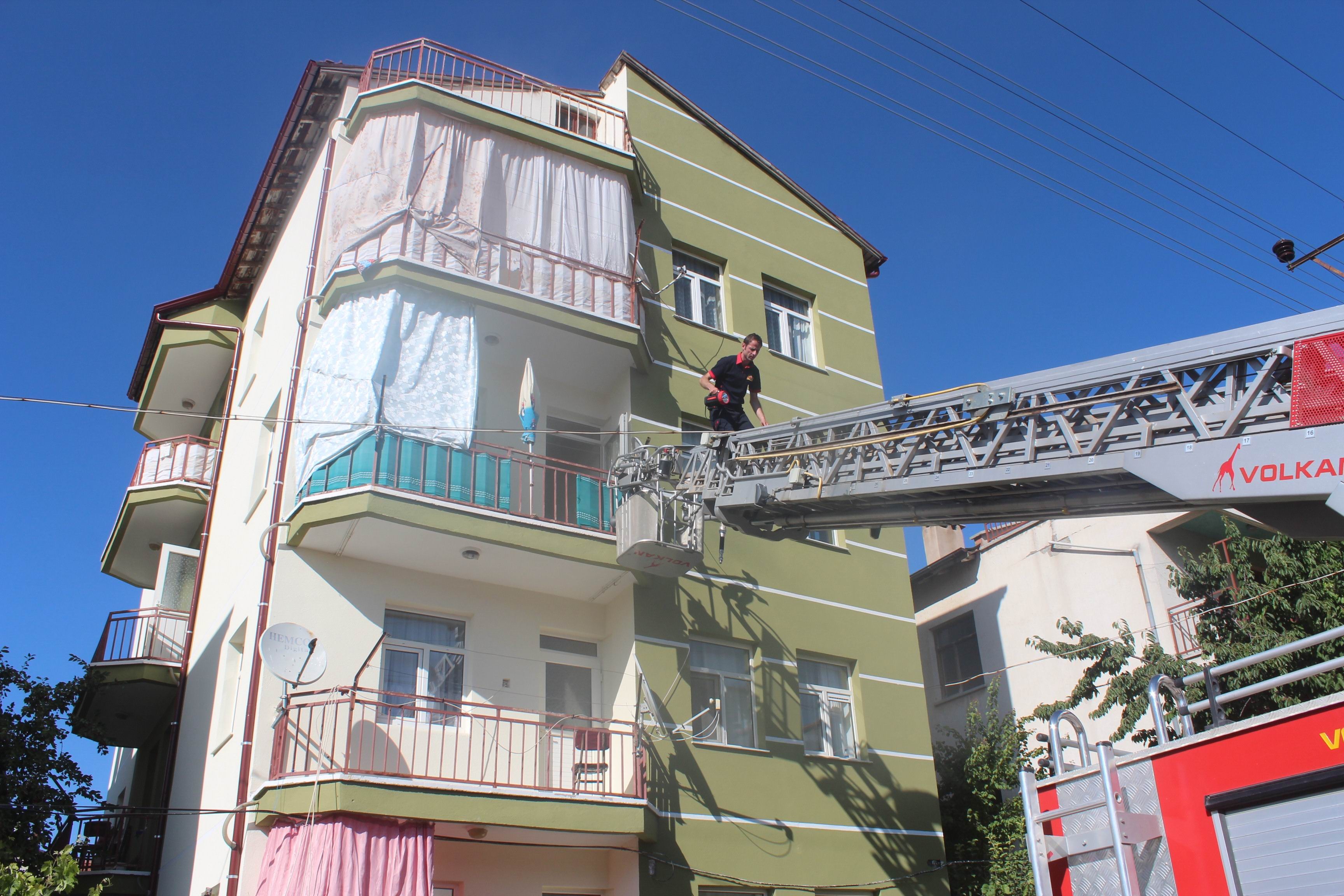 Konya'da korkutan yangın