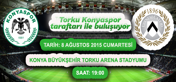 Konyaspor Udinese'yi özel maçta konuk edecek