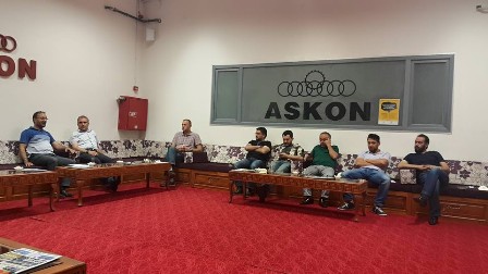 ASKON heyeti Şakalak Tarım'da buluştu