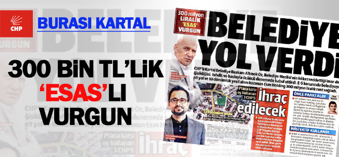 Kartal Belediyesi'nden Ali Sabancı'ya 300 milyon TL'lik rant  iddiası