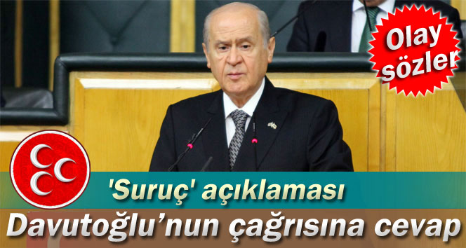 Bahçeli’den 'Suruç' açıklaması