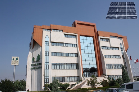Konya Ticaret Borsası binası MEVKA ile aydınlanıyor