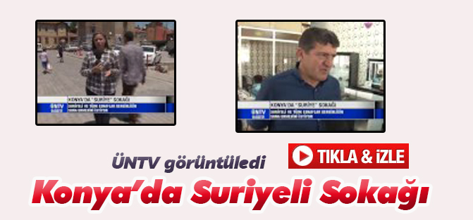Konya'da Suriye Sokağı