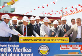Konya Gençlik Merkezi'nin temeli atıldı