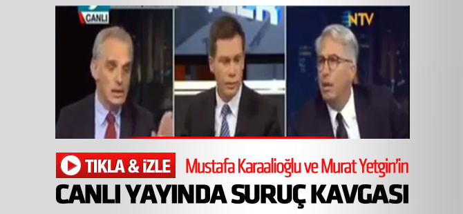 Mustafa Karaalioğlu le Murat Yetkin birbirine girdi