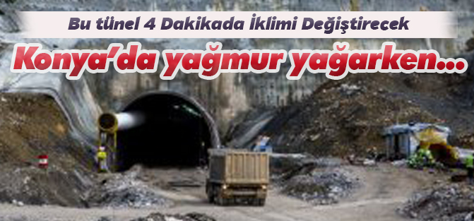 Demirkapı Tüneli 4 Dakikada İklimi Değiştirecek