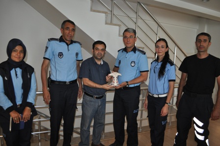 Zabıtadan gazetemize ziyaret