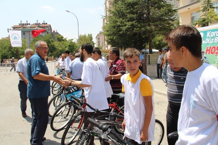 8. Karatay ödüllü düz bisiklet yarışları başladı