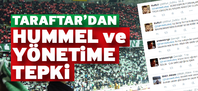 Konyaspor taraftarından forma tepkisi