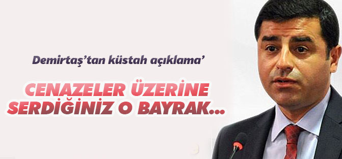 Demirtaş'tan küstah açıklama!