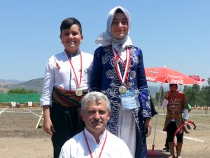 Geleneksel okçulukta madalyalar Konya'da..